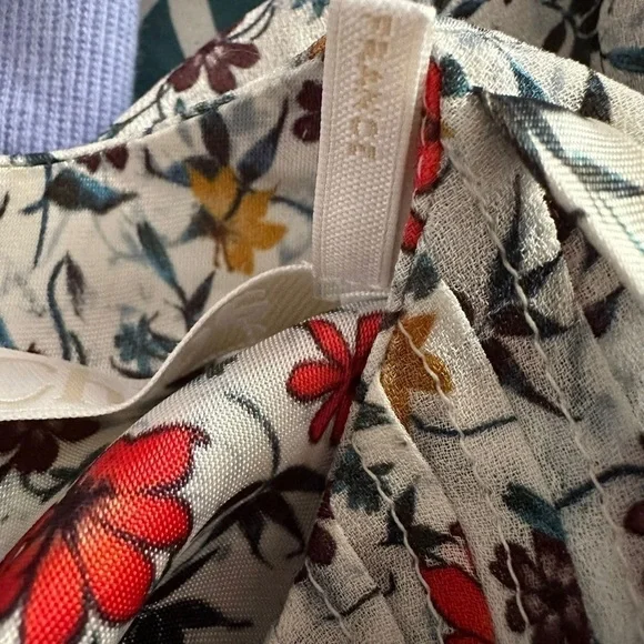 CHLOE Ruffle-trimmed Pleated Floral-print Georgette Mini Dress In Ivory …